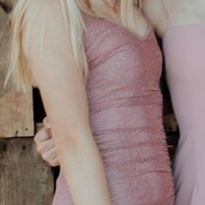 Sparkle Pink homecoming/formal dress